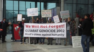 Protest at Brent Civic Centre against invitation to Narendra Modi